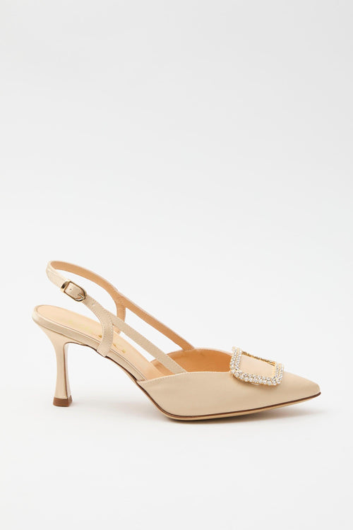 Slingback Dorato Donna