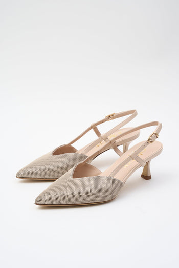 Slingback Beige Donna - 3