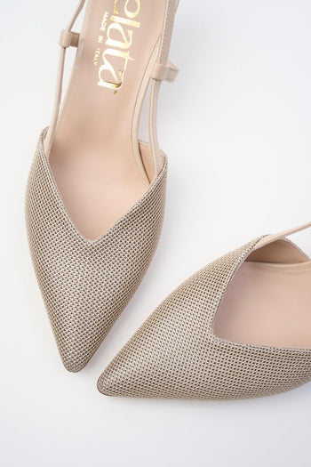 Slingback Beige Donna - 4
