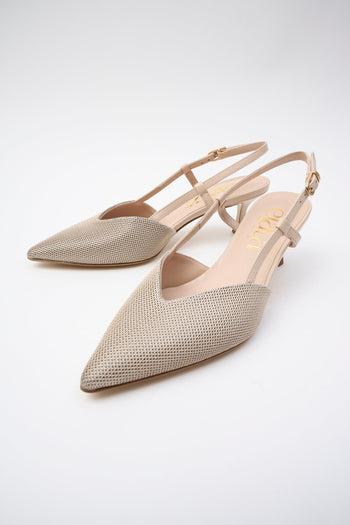 Slingback Beige Donna - 2