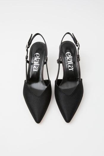 Slingback Nero Donna - 7
