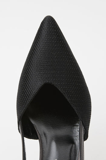 Slingback Nero Donna - 3