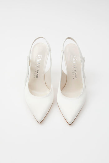 Slingback Bianco Donna - 3