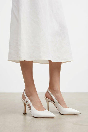 Slingback Bianco Donna - 8