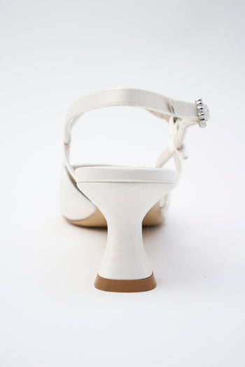Slingback Bianco Donna - 5