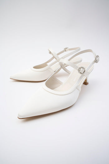 Slingback Bianco Donna - 6