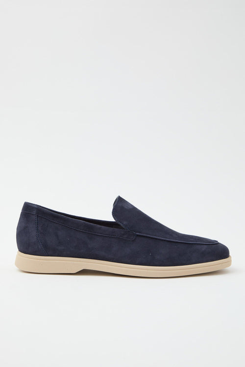 Mocassino Blu Uomo