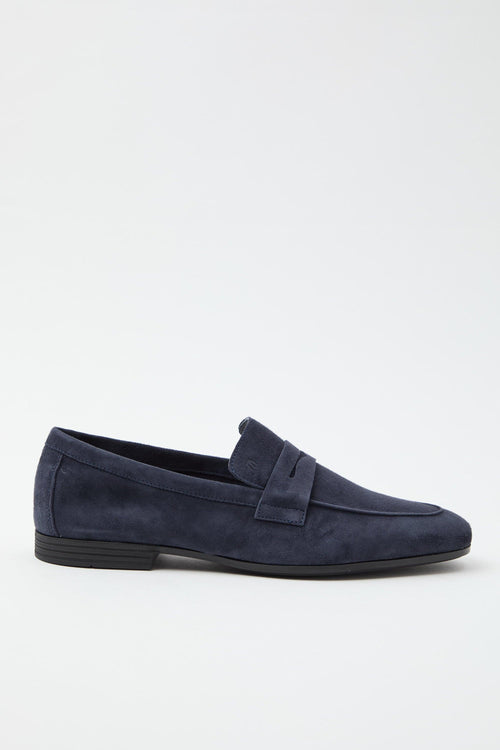 Mocassino Blu Uomo