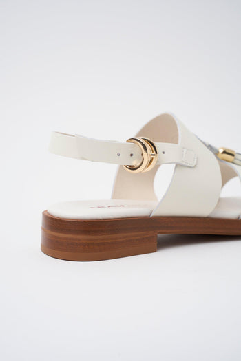 Sandalo Off White Donna - 4