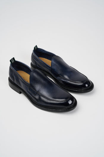 Mocassino Blu Uomo - 4