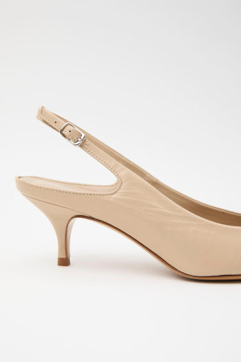 Slingback Light Taupe Donna - 4