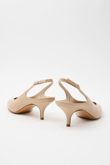 Slingback Light Taupe Donna - 5