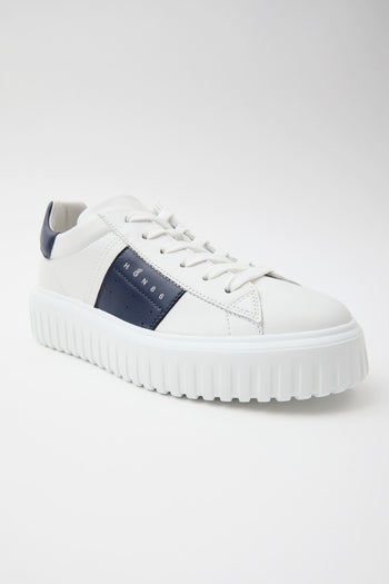 Sneaker Bianco/indaco Uomo - 5