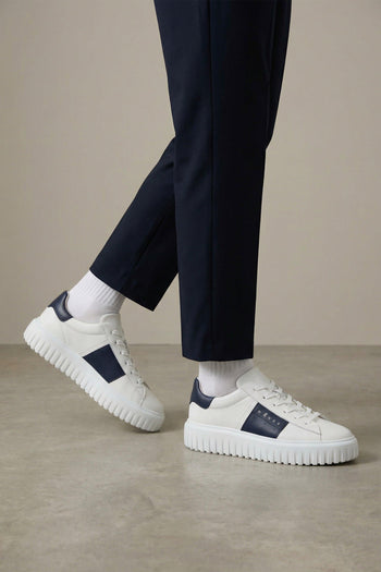 Sneaker Bianco/indaco Uomo - 8