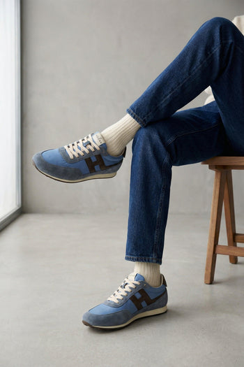 Sneaker Jeans/marrone Uomo - 8