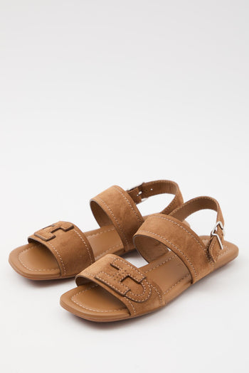 Sandalo Marrone Chiaro Donna - 2