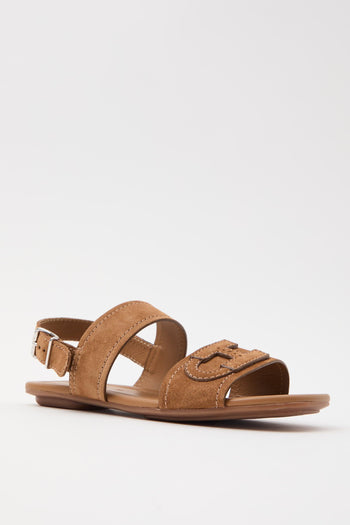 Sandalo Marrone Chiaro Donna - 4
