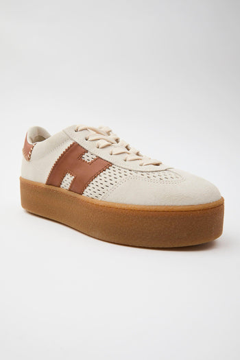 Sneaker Yogurt/cuoio Donna - 5