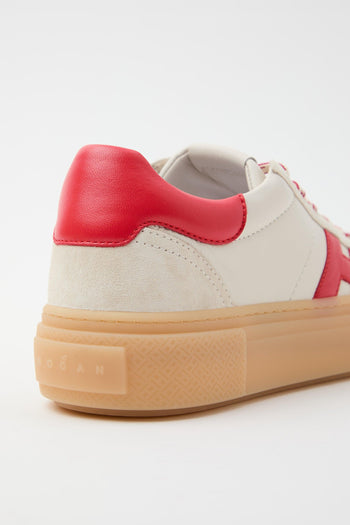 Sneaker Yogurt/rosso Donna - 4
