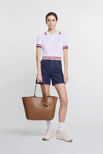 Borsa Marrone Chiaro Donna - 8