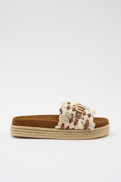 Ciabatta Beige Donna