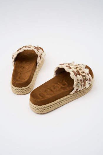 Ciabatta Beige Donna - 5