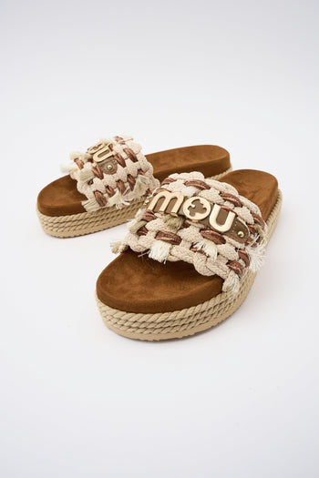 Ciabatta Beige Donna - 6