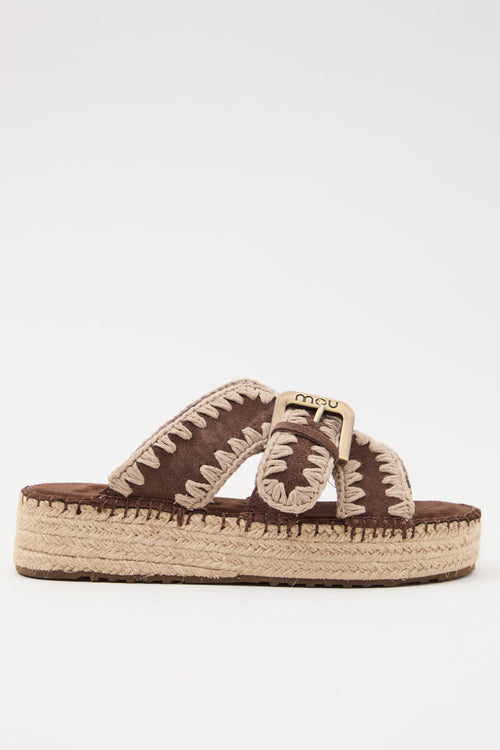 Zeppa Deep Brown Donna