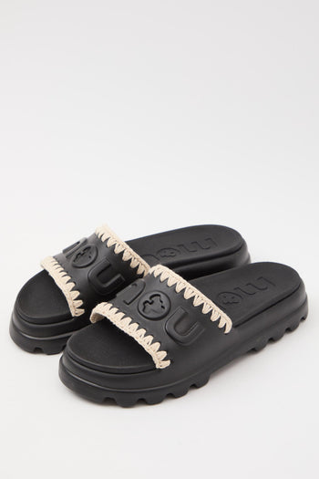 Ciabatta Black/white Donna - 2