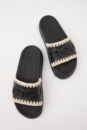 Ciabatta Black/white Donna - 7
