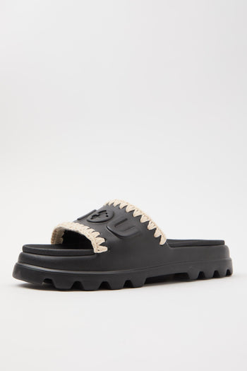 Ciabatta Black/white Donna - 8