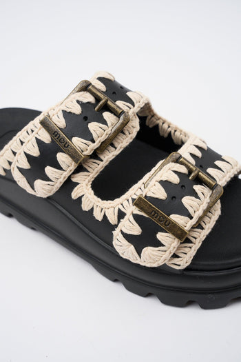 Ciabatta Black/white Donna - 4