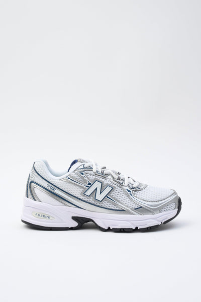 Sneaker White/silver/navy Donna