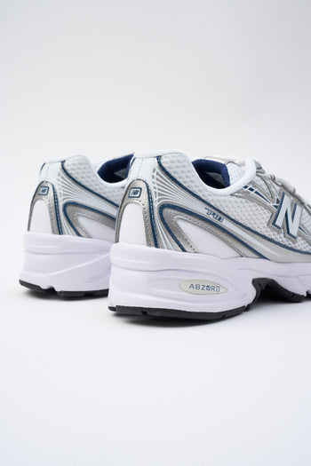 Sneaker White/silver/navy Donna - 7