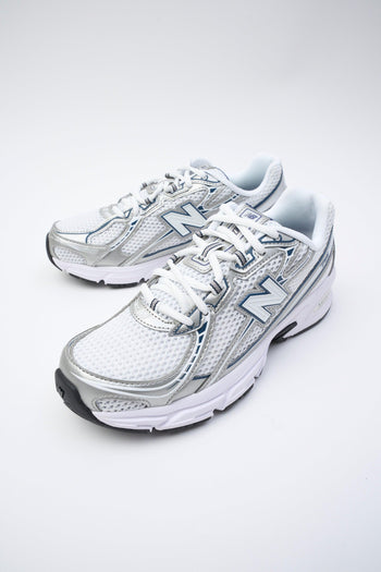 Sneaker White/silver/navy Donna - 8