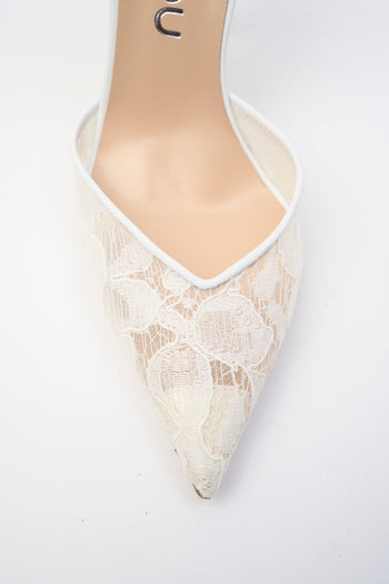 Slingback Bianco Donna - 3