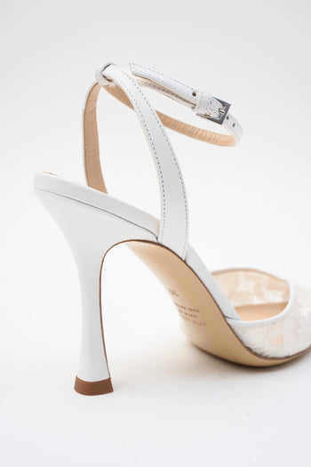 Slingback Bianco Donna - 4
