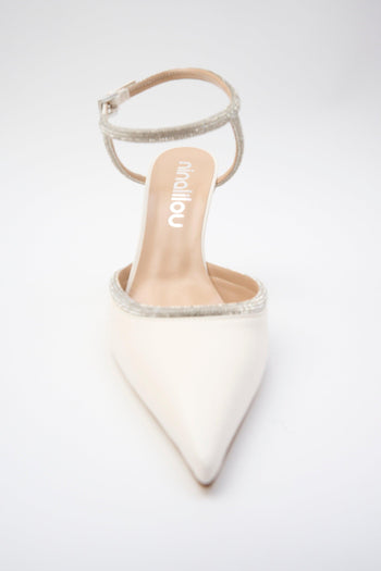 Slingback Avorio Donna - 3