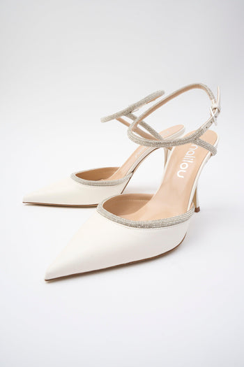 Slingback Avorio Donna - 5