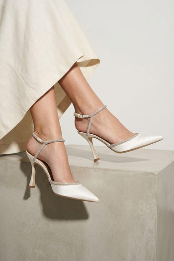 Slingback Avorio Donna - 7
