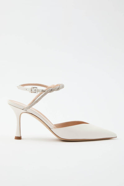 Slingback Avorio Donna
