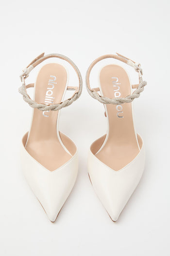 Slingback Avorio Donna - 4