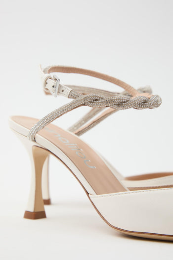 Slingback Avorio Donna - 7