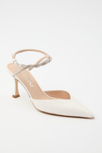 Slingback Avorio Donna - 8