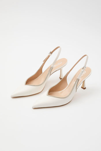 Slingback Avorio Donna - 3