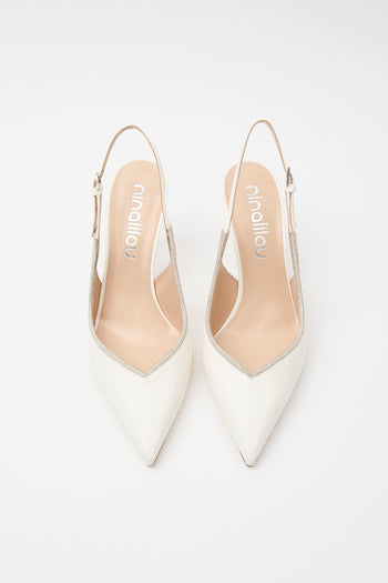 Slingback Avorio Donna - 4