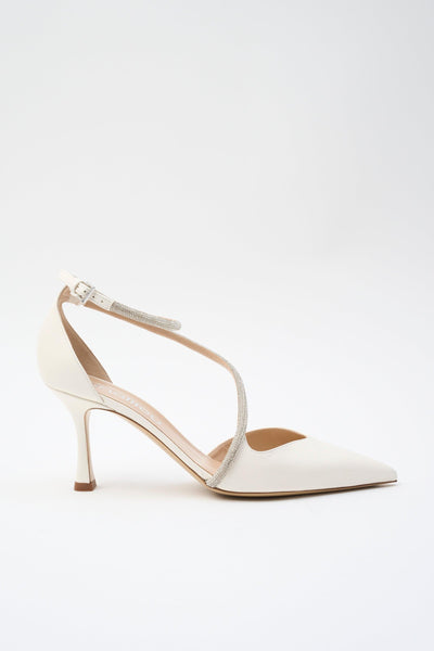 Slingback Avorio Donna