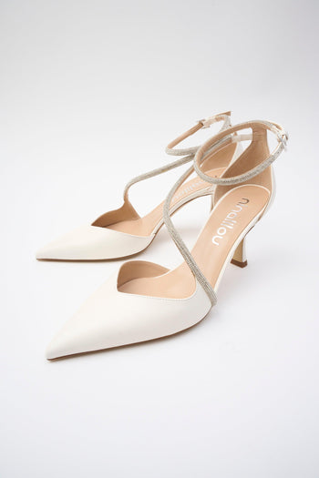 Slingback Avorio Donna - 6