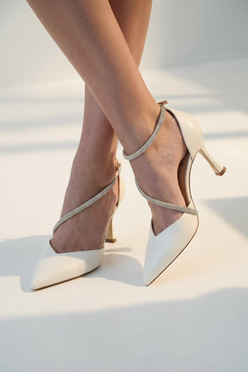 Slingback Avorio Donna - 7