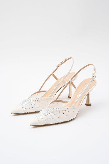 Slingback Avorio Donna - 2